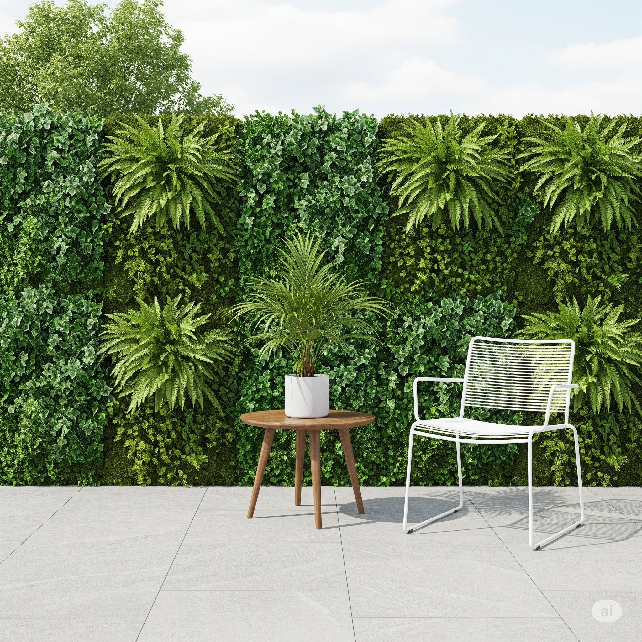 Fire-Resistant Vertical Garden